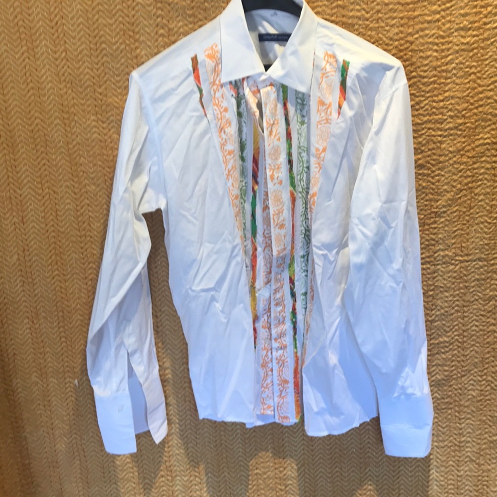 George Roth 2XL festive button down